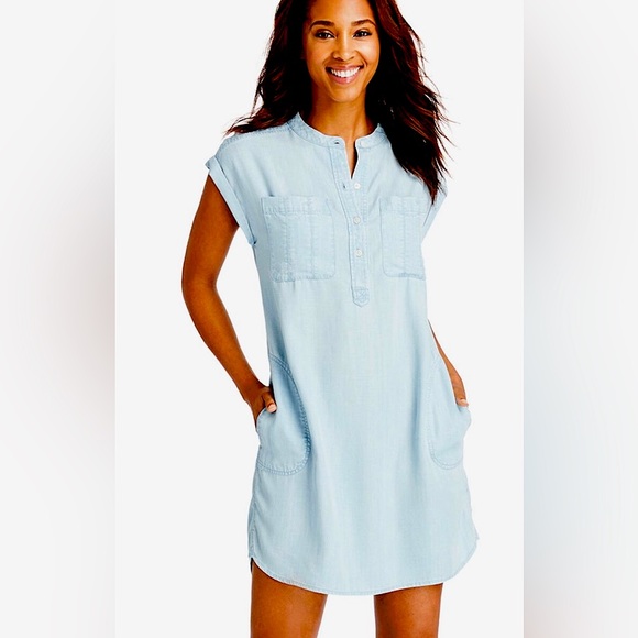 🆕 Vineyard Vines Margo Shirt Dress - Picture 1 of 7